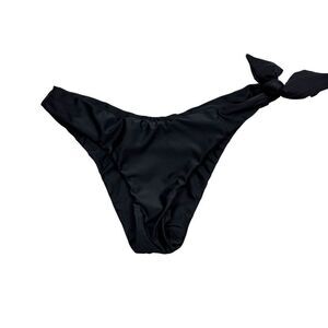Ladies Keva J Brand Black Side‎ Tie Bikini Bottoms Size Medium